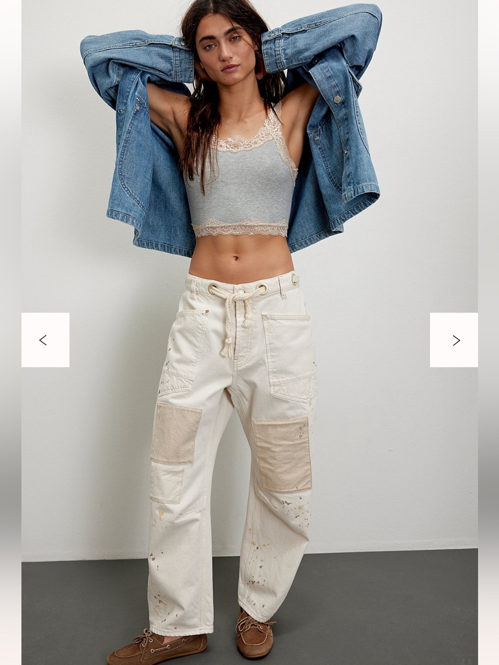 We the free size 28 moxie pull on barrel